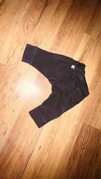Czarne ciepłe spodnie dresowe niemowlę62-68 cm dzuewczynka chłopiec r2