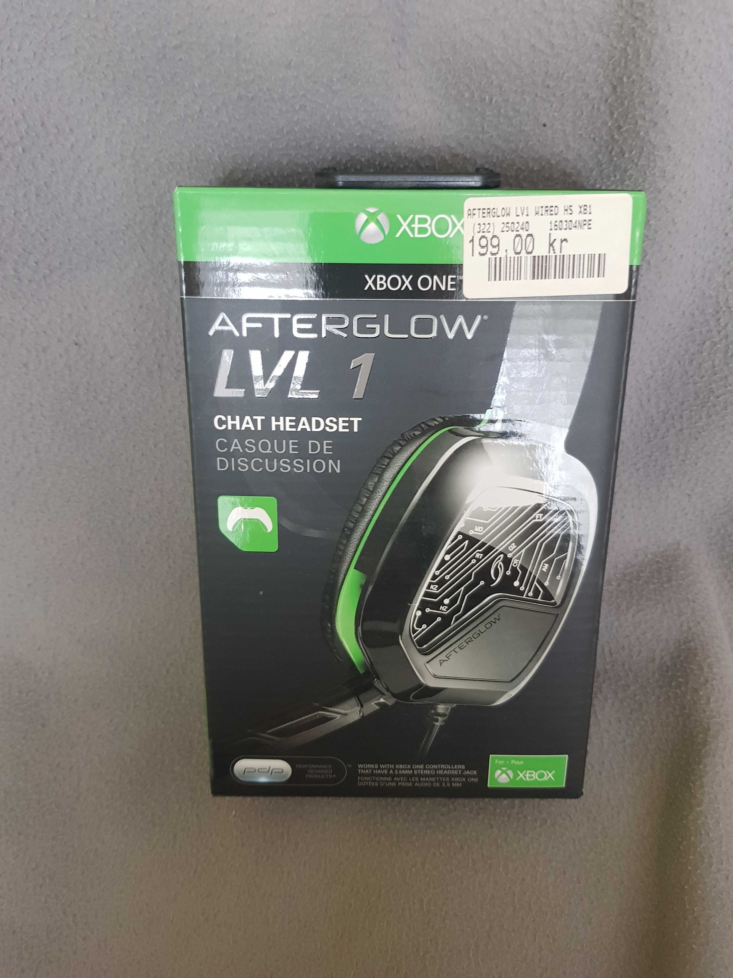 Słuchawki z mikrofonem do XBOX ONE, Afterglow LVL 1