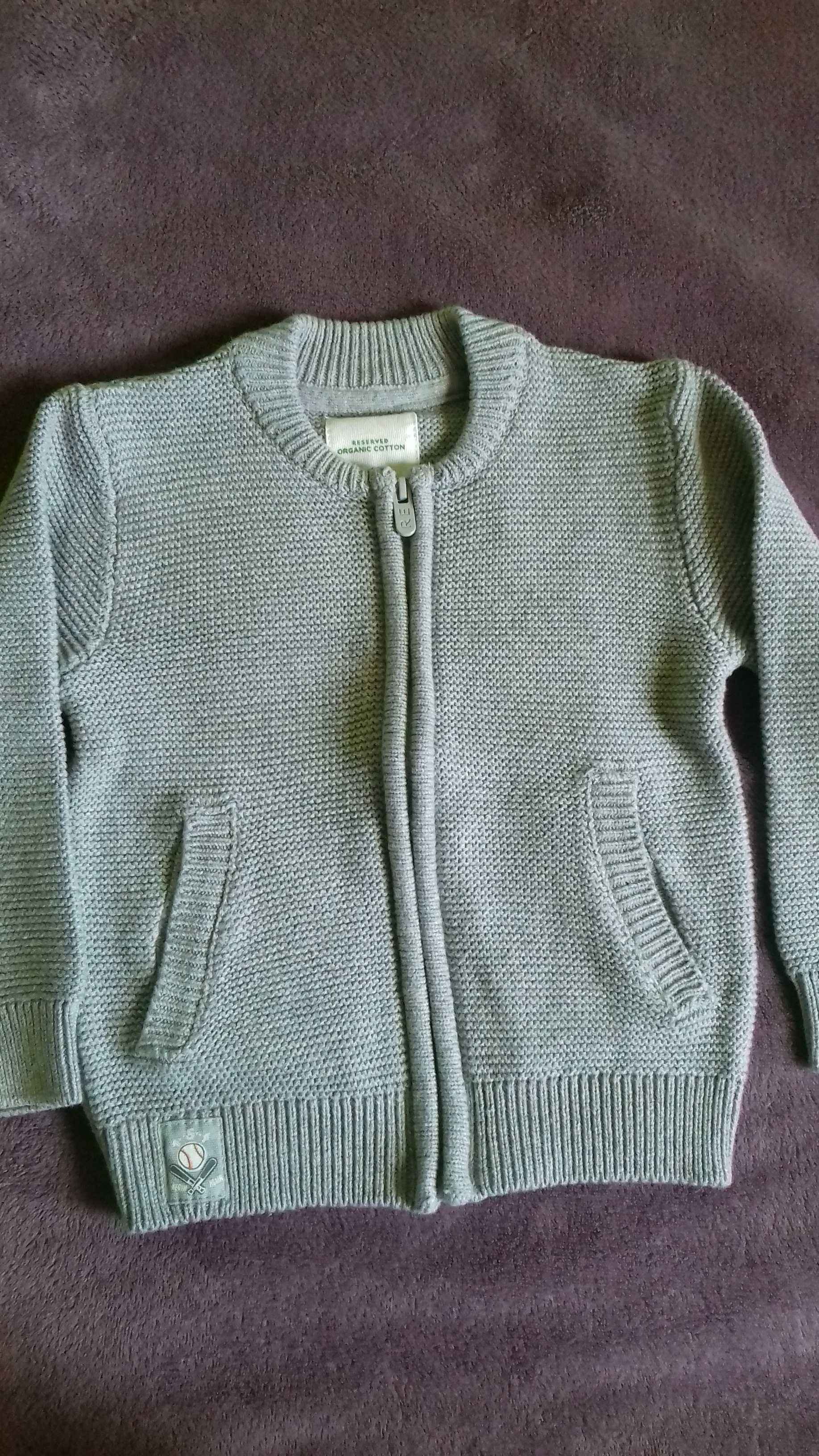 Sweter dla chłopca r.86 Reserved organic cotton