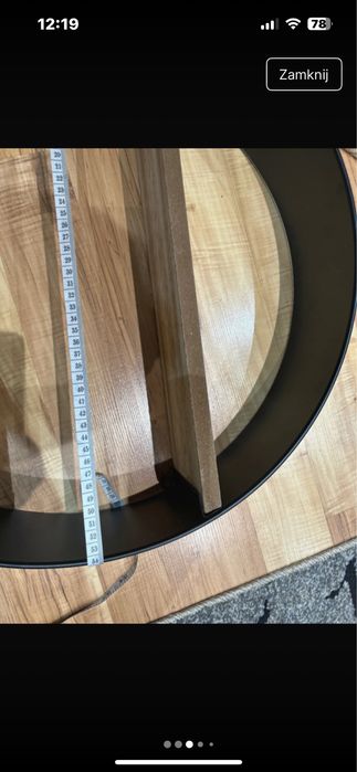 Półka okragła metalowa