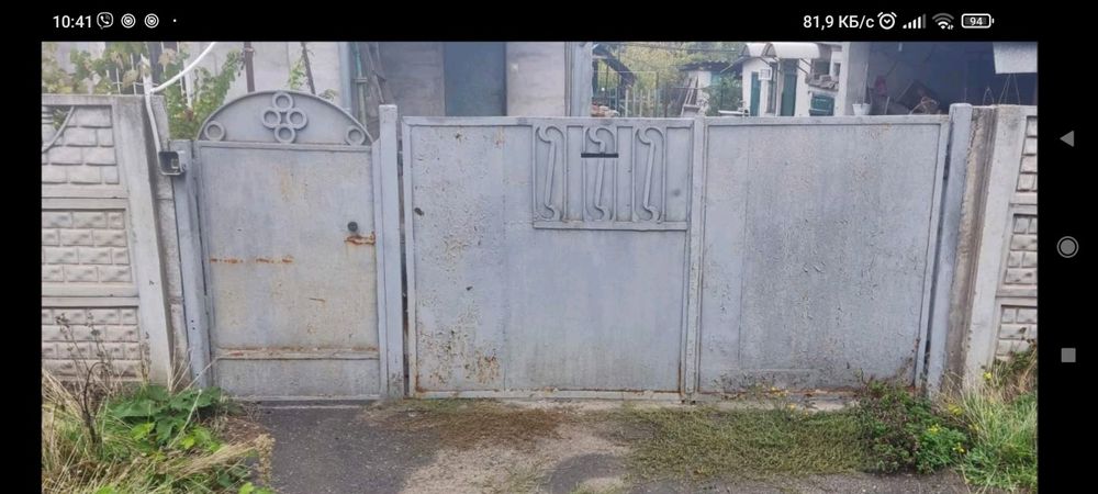 Продам ворота з каліткою.