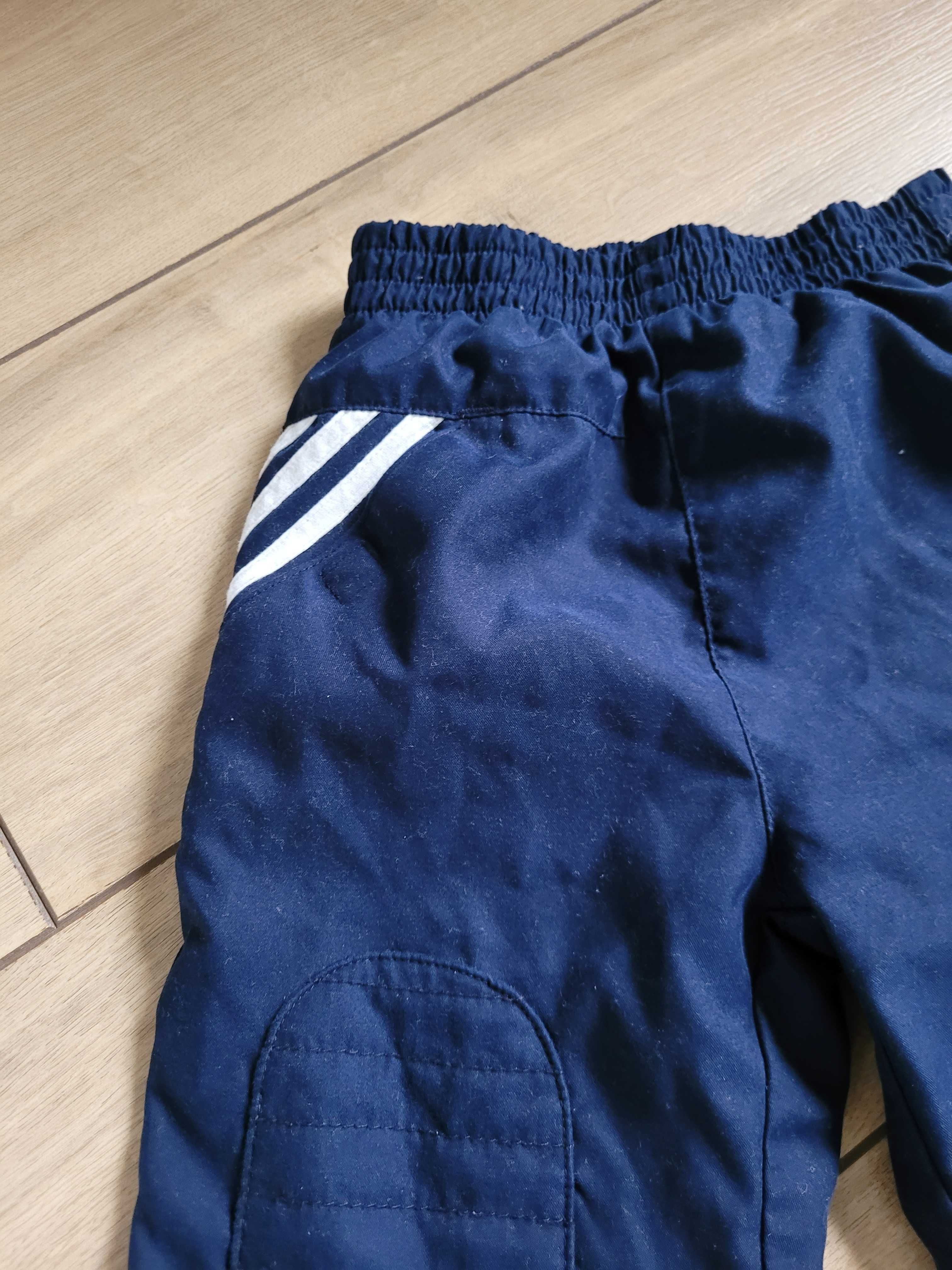 Spodnie z podszewką Adidas 80 9-12 niemowlęce chłopięce długie dresy