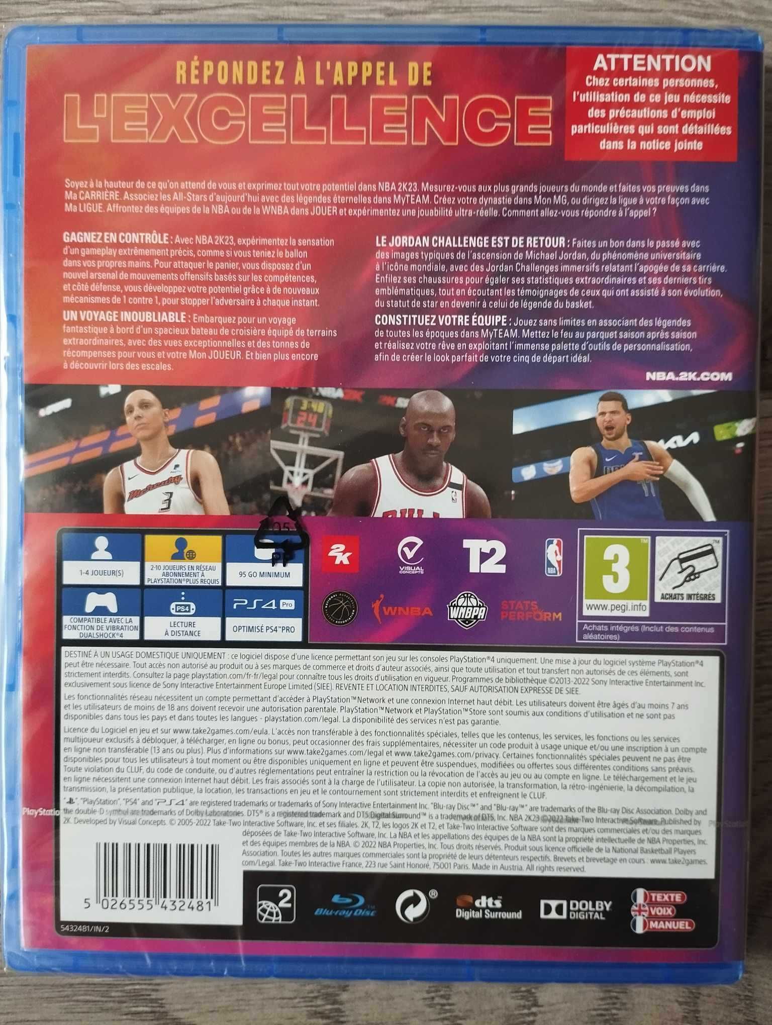 Nowa Gra NBA 2K23 PS4/PS5 Playstation