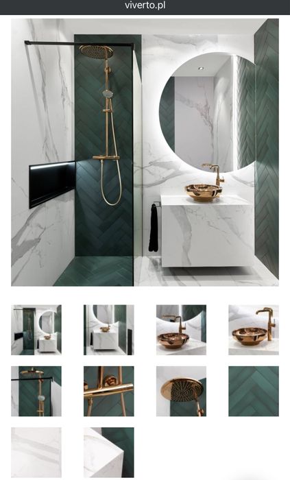 Płytki Stromboli Viridian Green zielone 6,5 paczki 4 m2