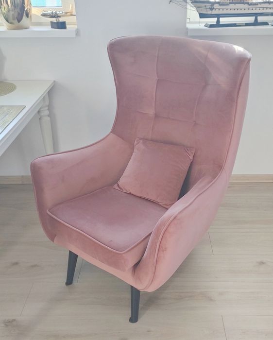 Piękny fotel uszak salon sypialnia dzieci stan bardzo dobry czys