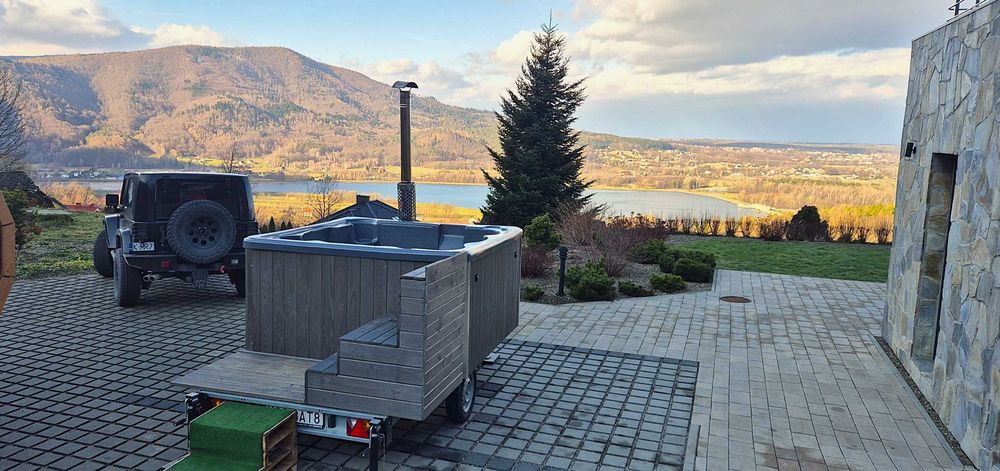 Mobilne SPA Jacuzzi, Bania, Ruska Bania, Balia  WYNAJEM