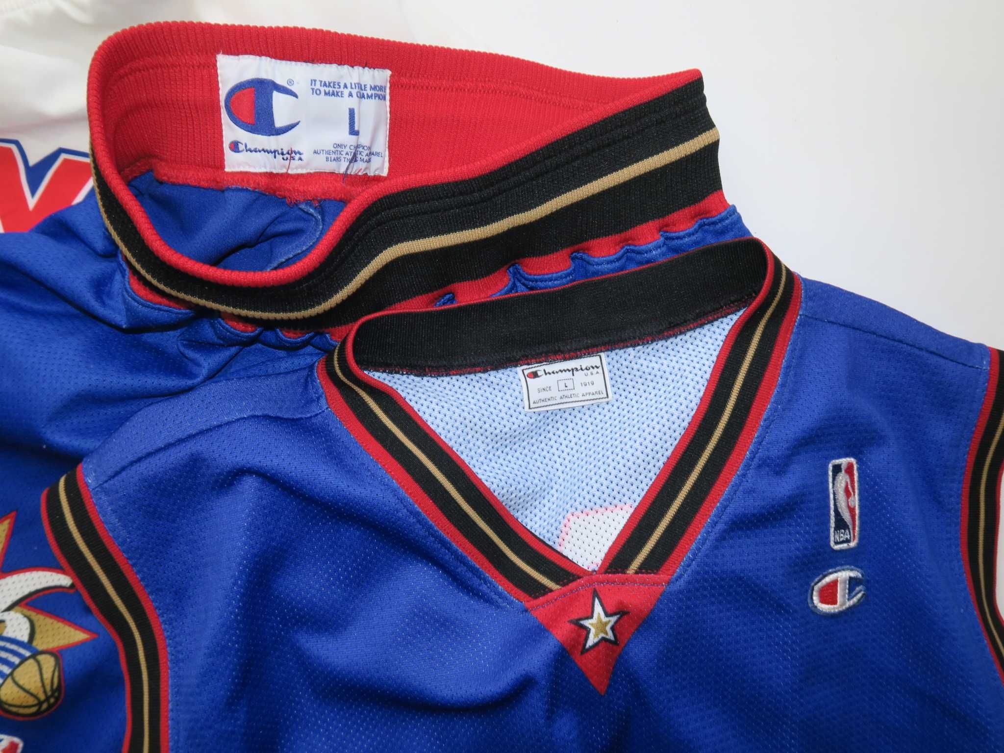 Champion Iverson NBA 90s dres set komplet vintage M/L Unikat