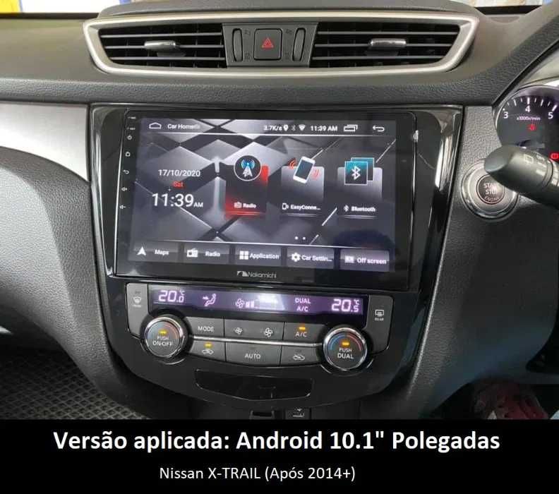 (NOVO) Rádio 2DIN • NISSAN X-Trail (2001 até 2019) • Android XTRAIL