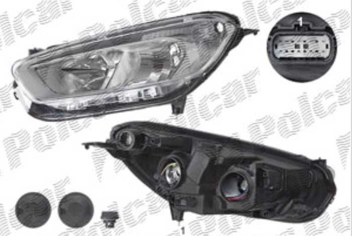 Reflektor lampa przód lewa Ford Tourneo Courier 14-24