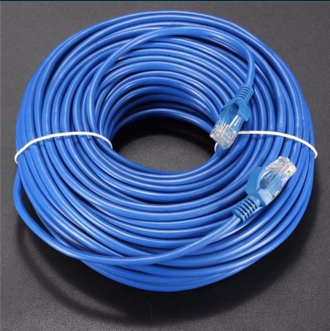 Кабель для Интернета LAN Ethernet Patch Cord CAT 1 3 5 10 20 30 40 50м