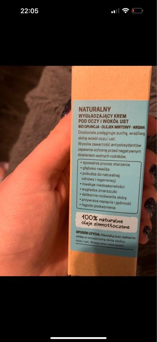 Arganove krem pod oczy i wokół ust