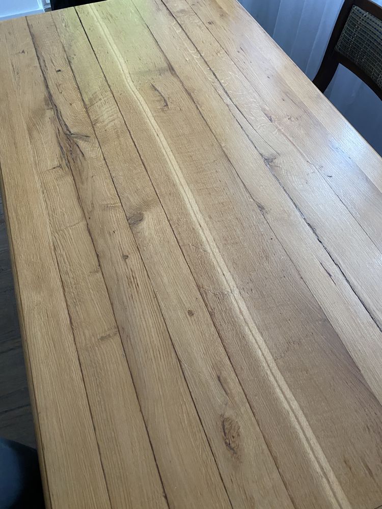 Drewniana ława stół