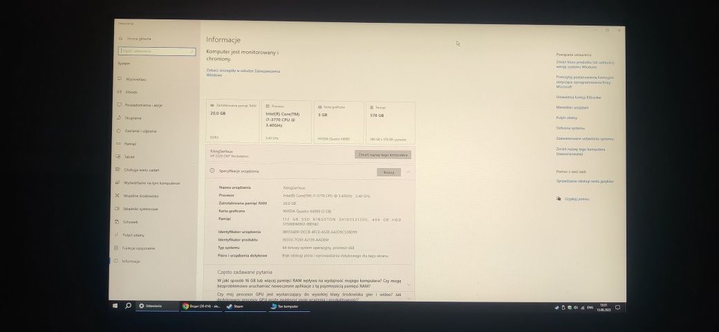 Komputer stacjonarny + 2 gratis