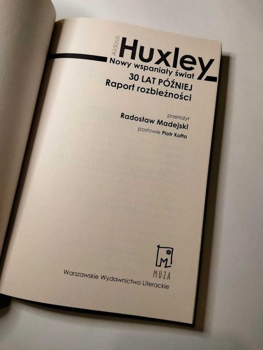 Nowy wspaniały świat 30 lat później. Raport rozbieżności — A. Huxley
