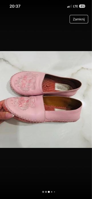 Kenzo r. 37 mokasyny espadryle baleriny buty damskie oryginalne