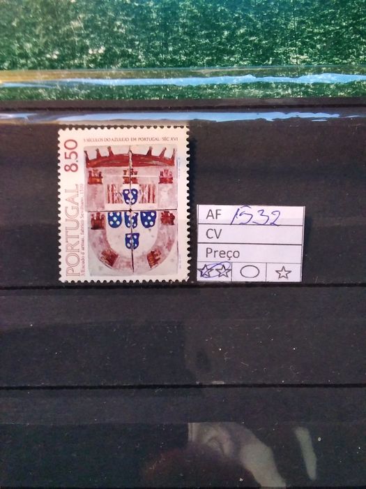 1981 5° Séculos Do Azulejo Em Portugal SÉC XVI Motivo 3 MNH **