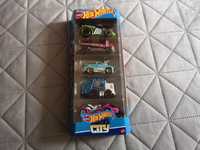 Zestaw 5 szt Hot Wheels HFV89 *HW City* | Samochodziki | Autka