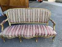 Sofa ławka w stylu ludwikowskim