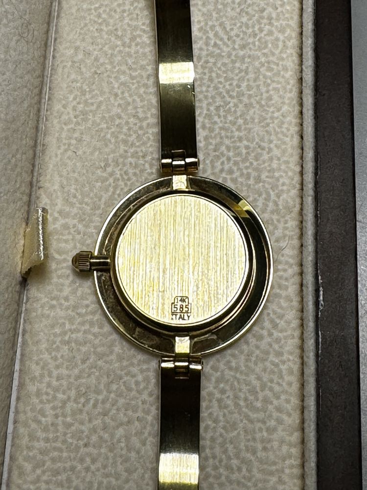 Złoty zegarek bransoleta Geneve 585 damski klasyczny