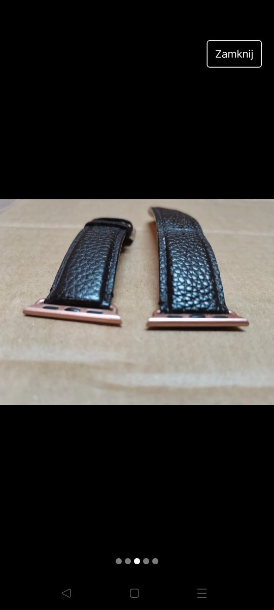 Fullmosa Pasek kompatybilny z Apple Watch 41mm40mm38mm prawdziwej skór