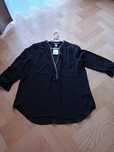 Czarna bluzka z rękawem 3/4 H&M rozm.42