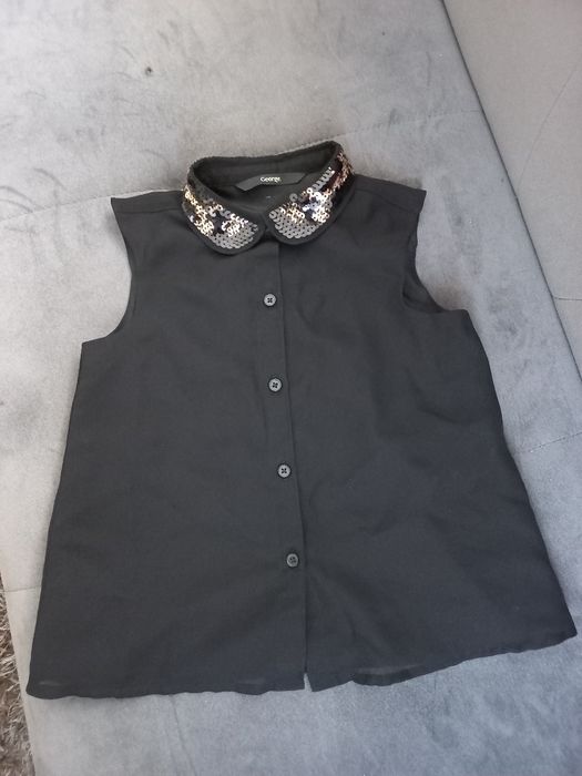 Koszula dziewczęca czarna