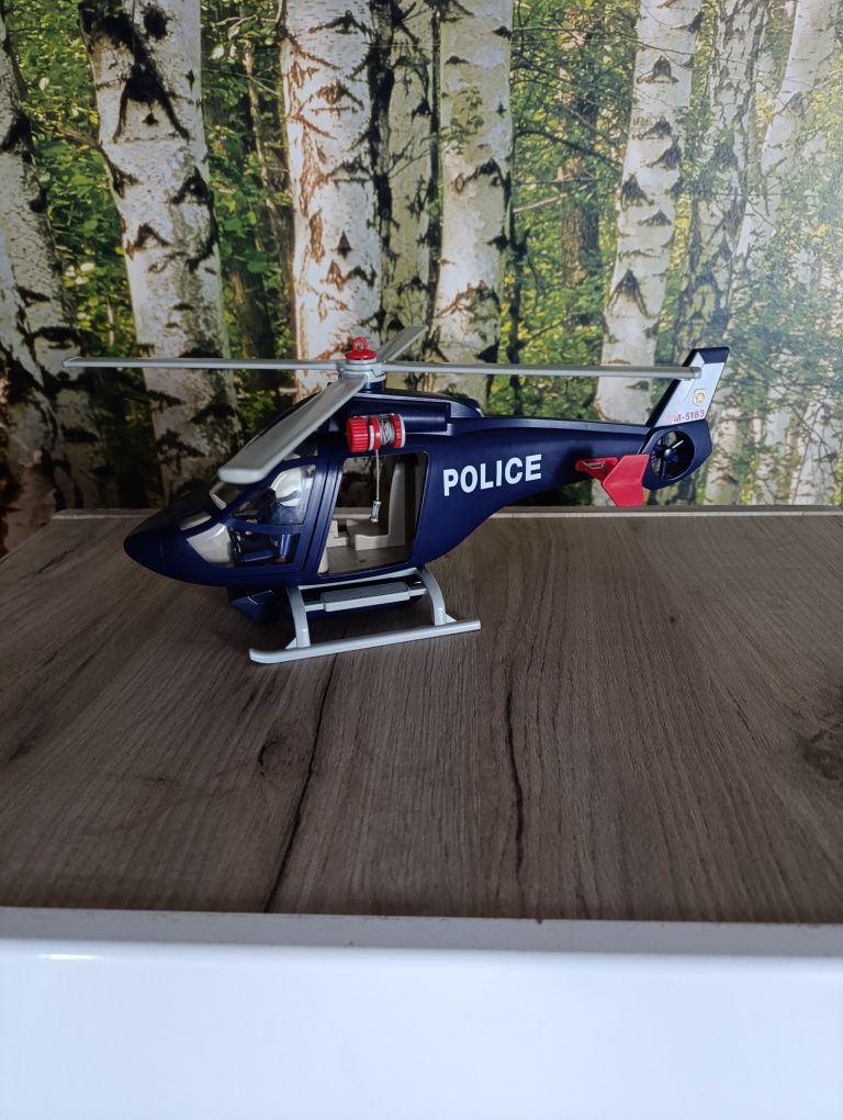 Playmobil helikopter policyjny.