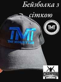 Кепка/бейсболка з сіткою з лого TMT тм Флойда Майвезера бокс одяг.