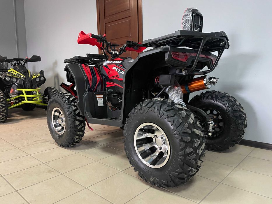 DUŻY QUAD 250cc Pelikan Nero // Wyciągarka hak alufelgi raty dostawa