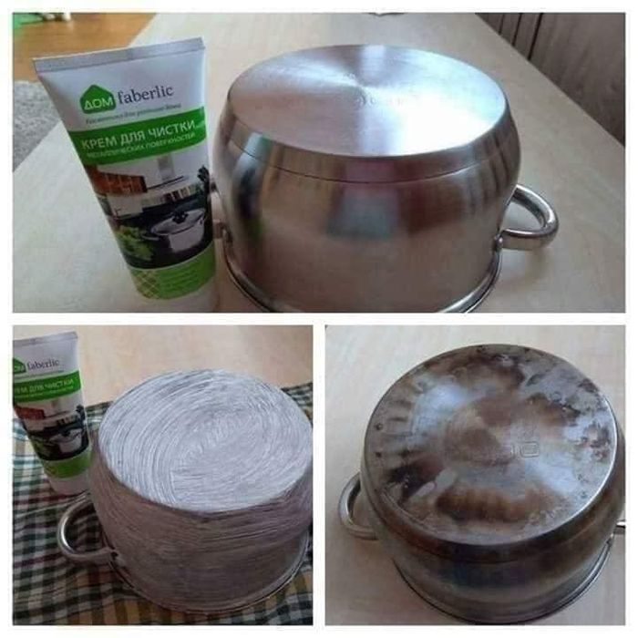 Creme para Limpeza Superfícies Metálicas Faberlic