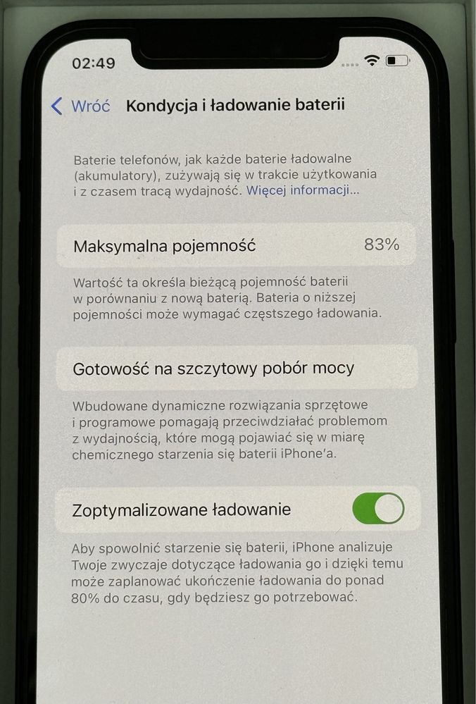 iPhone 12 | Czarny | 128 GB | 83%