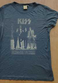 Koszulka t-shirt biały zespołu Kiss dressed to kill