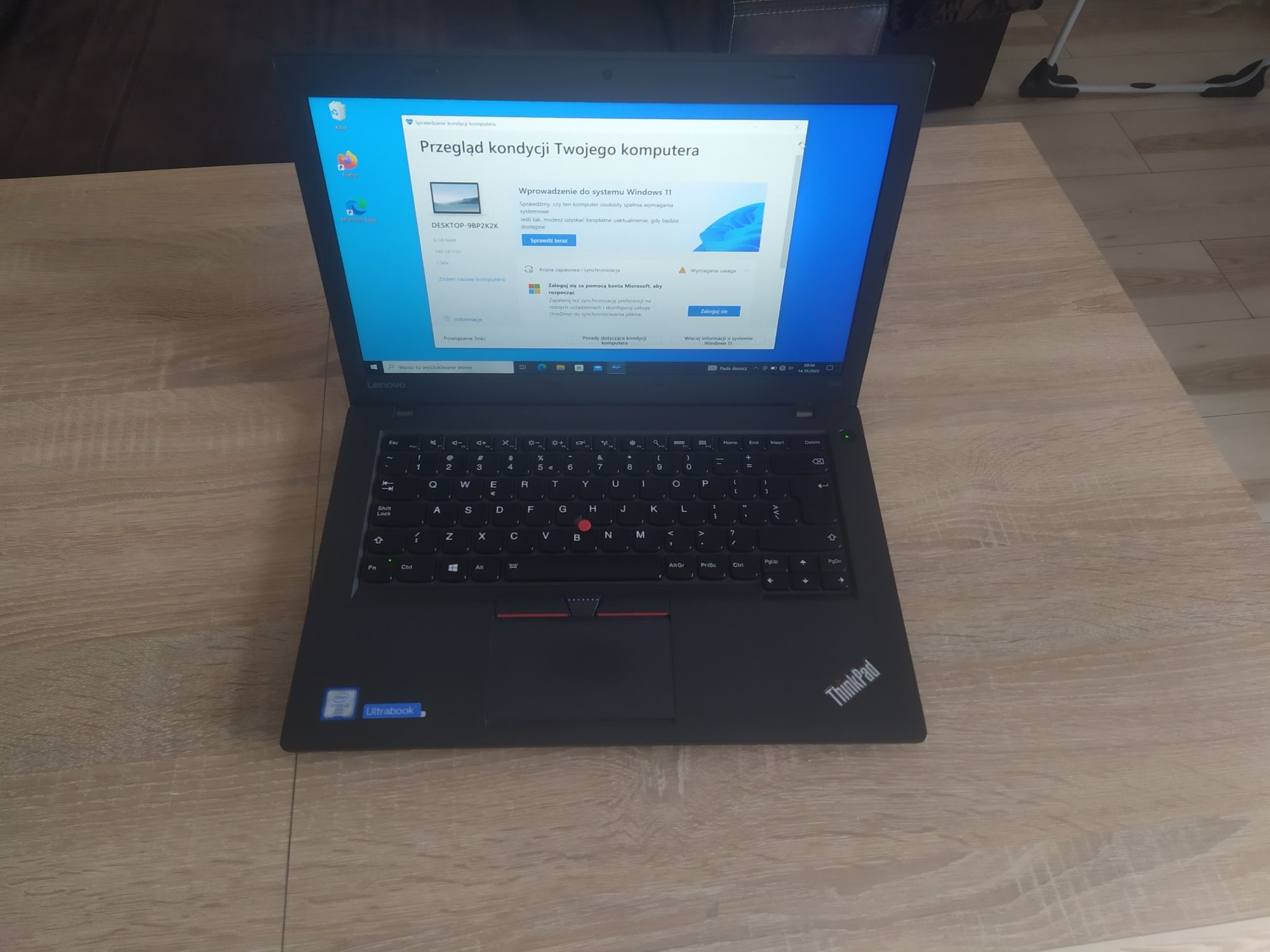 Lenovo T460 8GB 240SSD i5