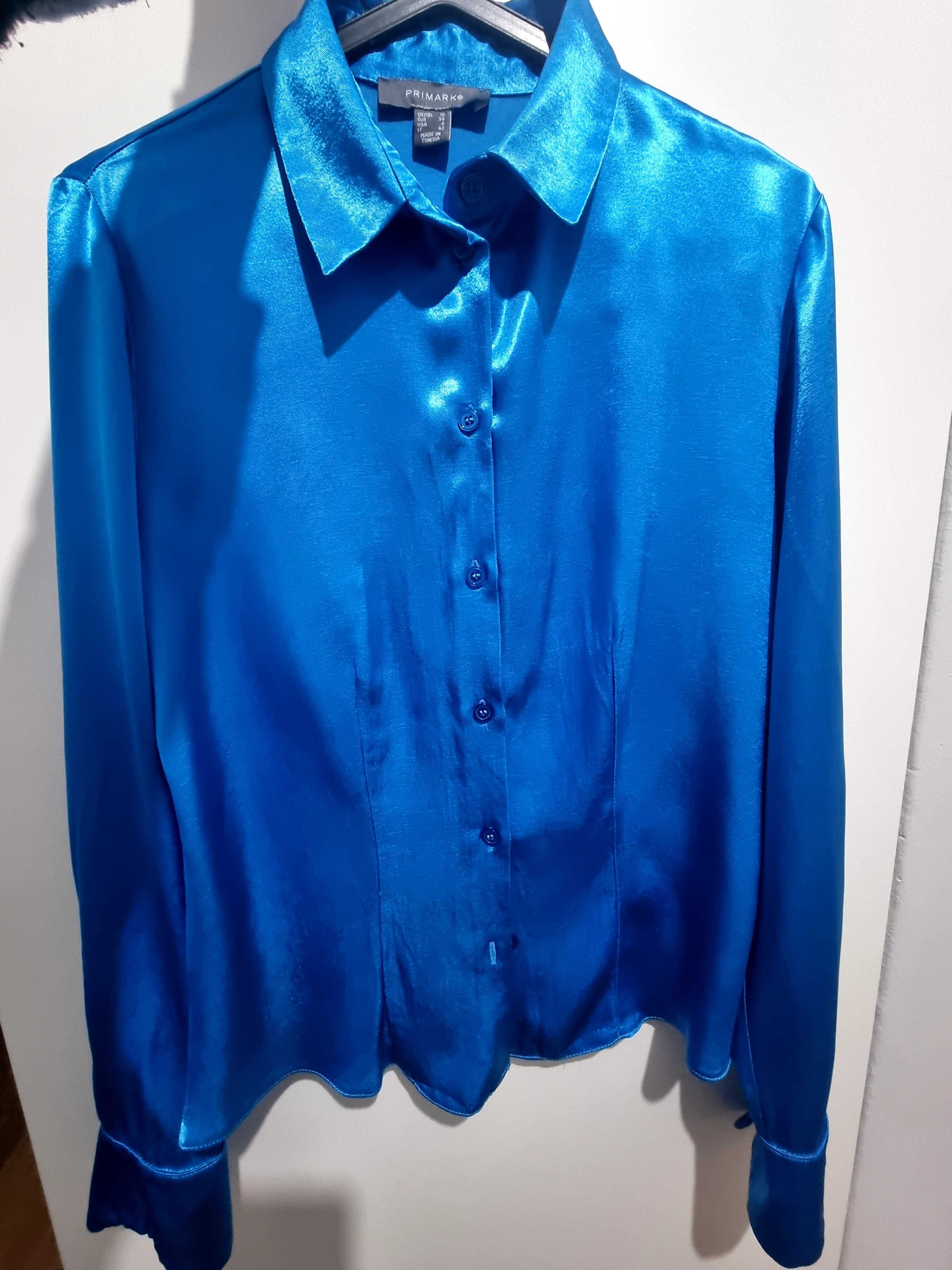 Camisa azul bom estado