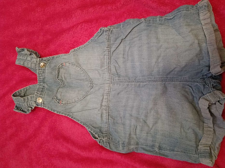 Ogrodniczki jeans H&M 92