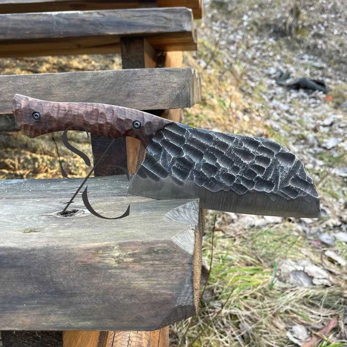 Кухоний ніж «Серб», кухонный топор, топорик для костей, сербский нож