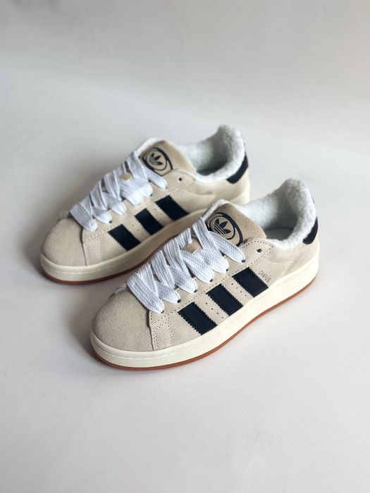 Женские Кроссовки С МЕХОМ (36-41) Новые Адидас Кампус зимние