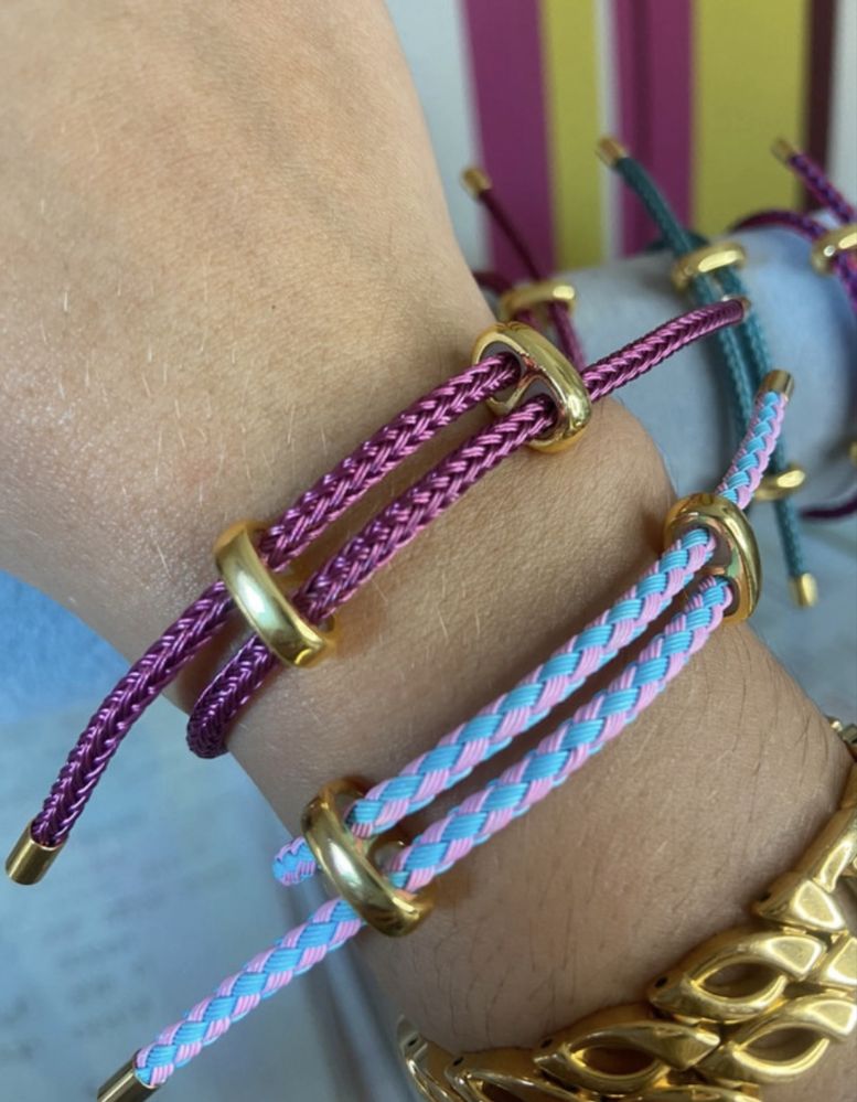 Pulseiras corda- 5 NOVAS