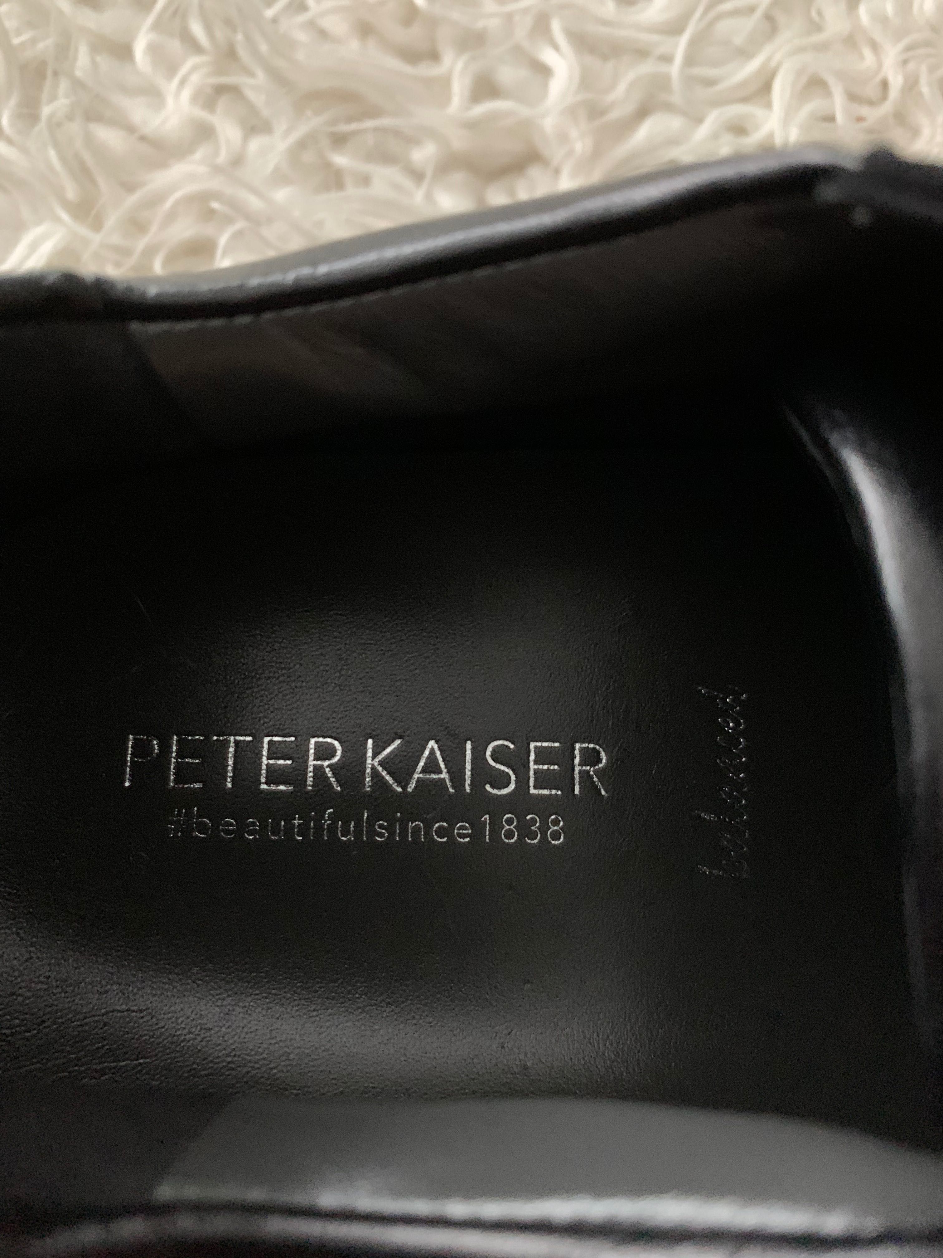 Buty czarne skórzane Peter Kaiser 45.