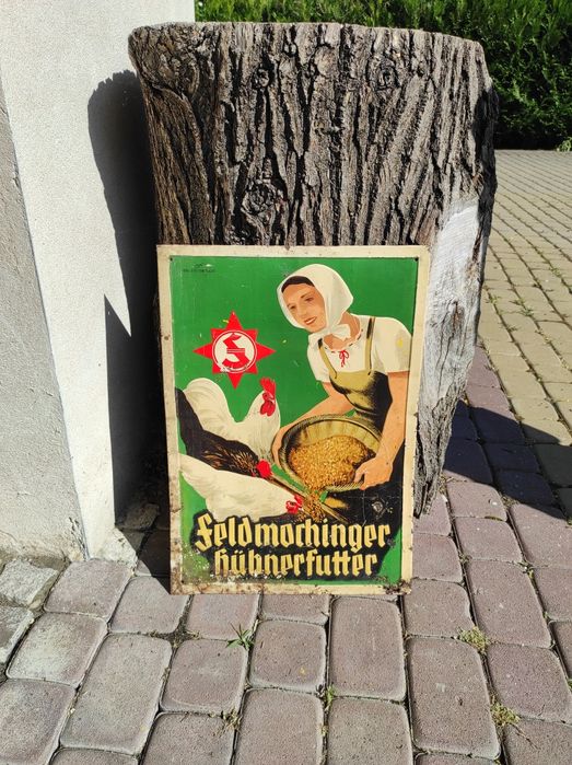 Stary szyld niemiecki seldmachinger