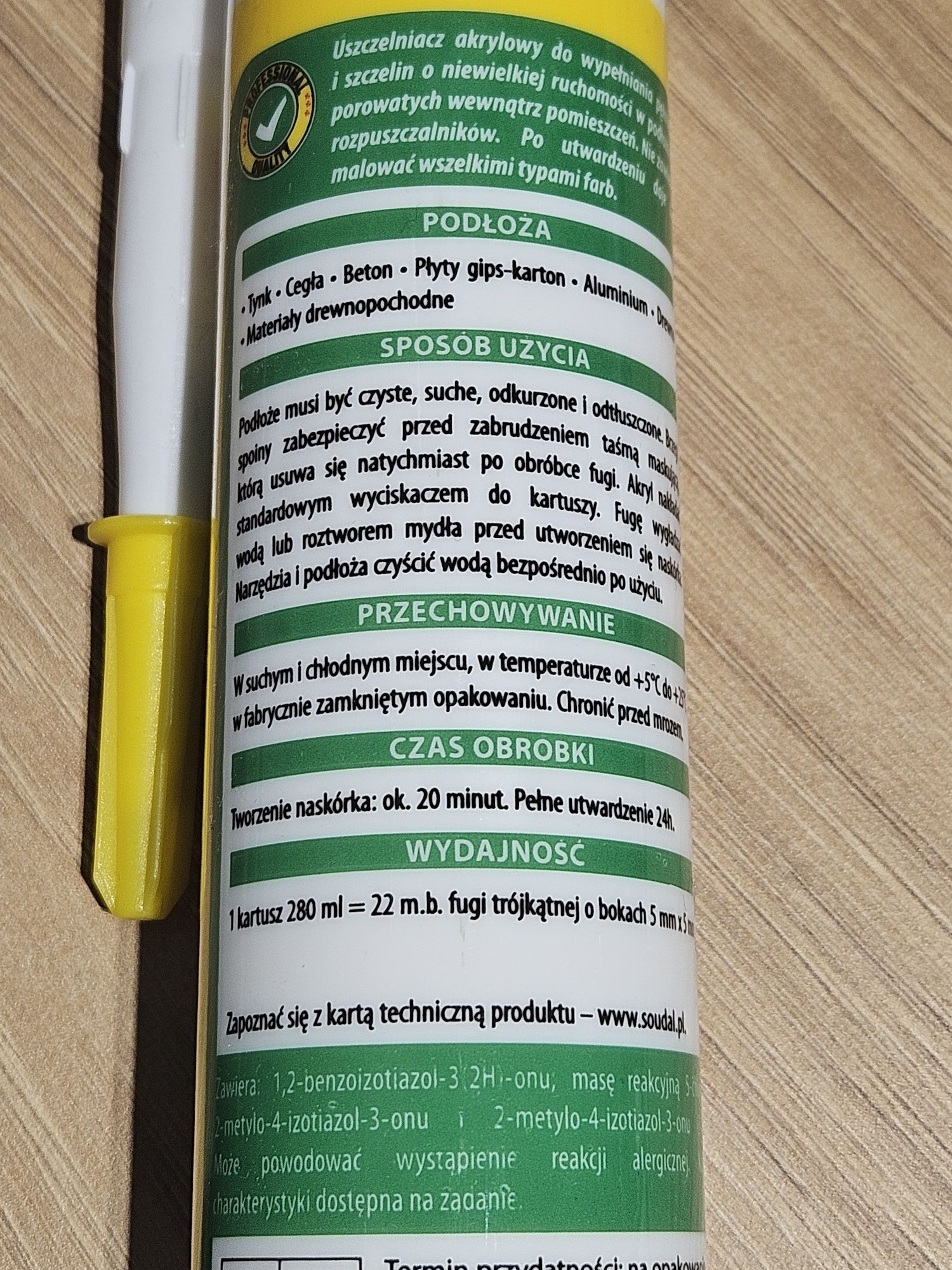 Soudal Akryl uniwersalny biały 280ml