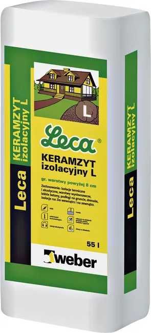 Keramzyt izolacyjny Weber Saint-Gobain Leca L 55 l