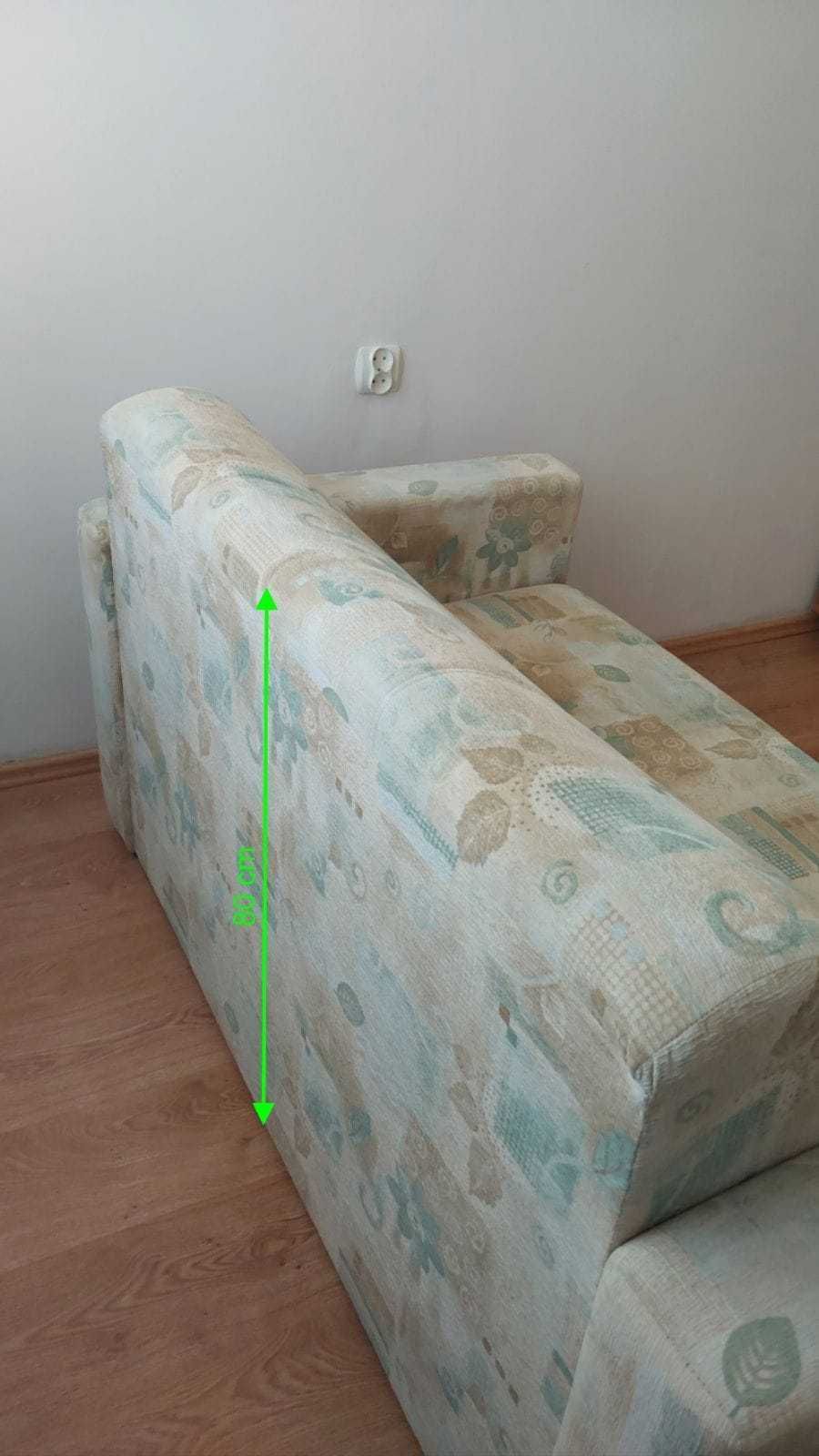 Sofa z funkcją spania, kanapa (łóżko) w idealnym stanie.