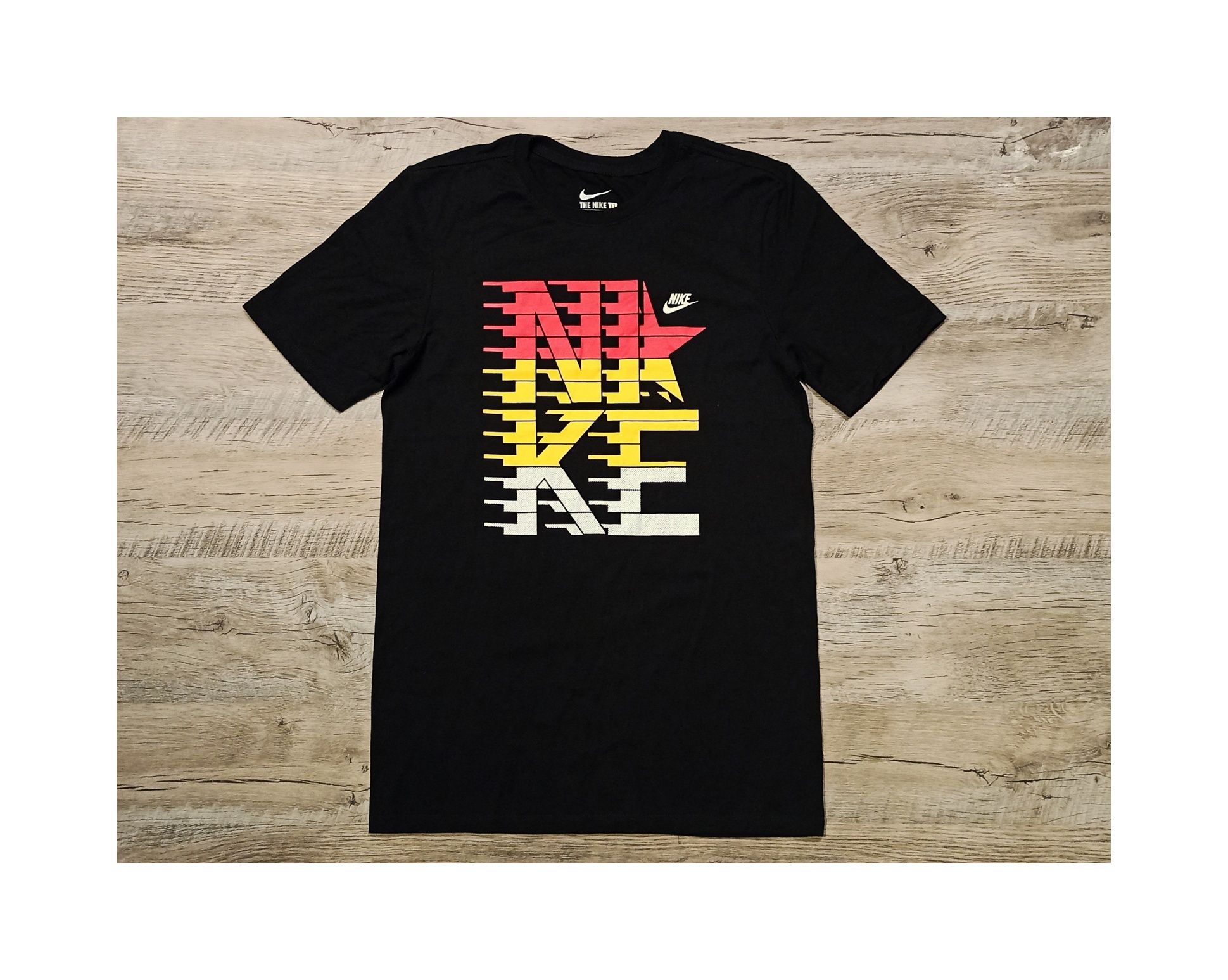 Nike tee t-shirt S czarna oryginał stan bdb zadbana sportowa koszulka