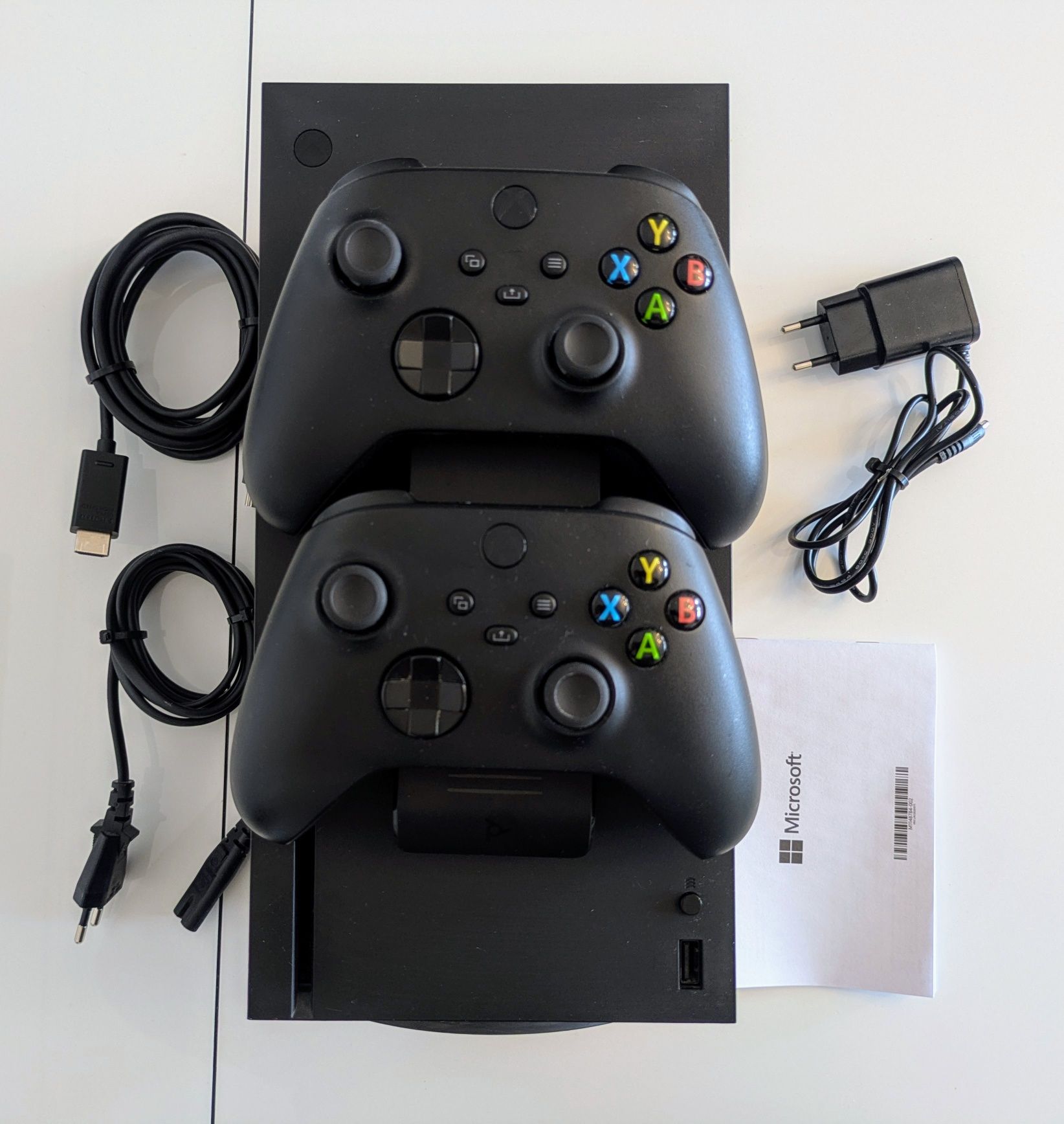 JAK NOWY! / Xbox Series X / 2 PADY! / Oryginalny komplet ! / Ładowarka