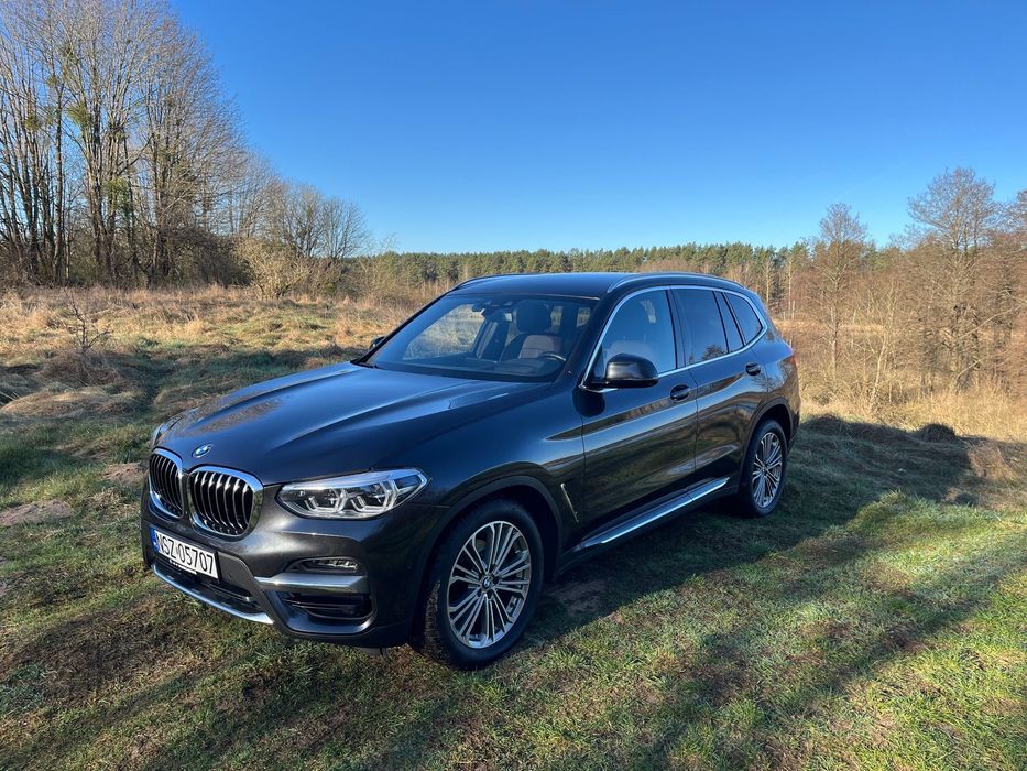 BMW X3 HeadUp/Gwarancja/Lampy adapt/HarmKard/Kam360/Brąz skóra went/Zaw.adapt