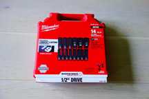 14szt Milwaukee Nasadki Udar SHOCKWAVE™ Impact Duty 1/2" DŁUGIE 6-KĄT.