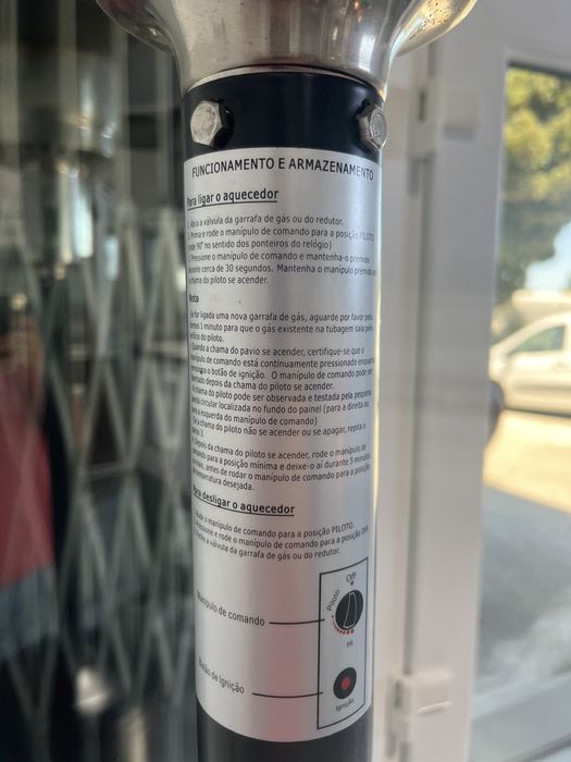 Aquecedor de exterior HOTSPOT GALP 12000W PRETO