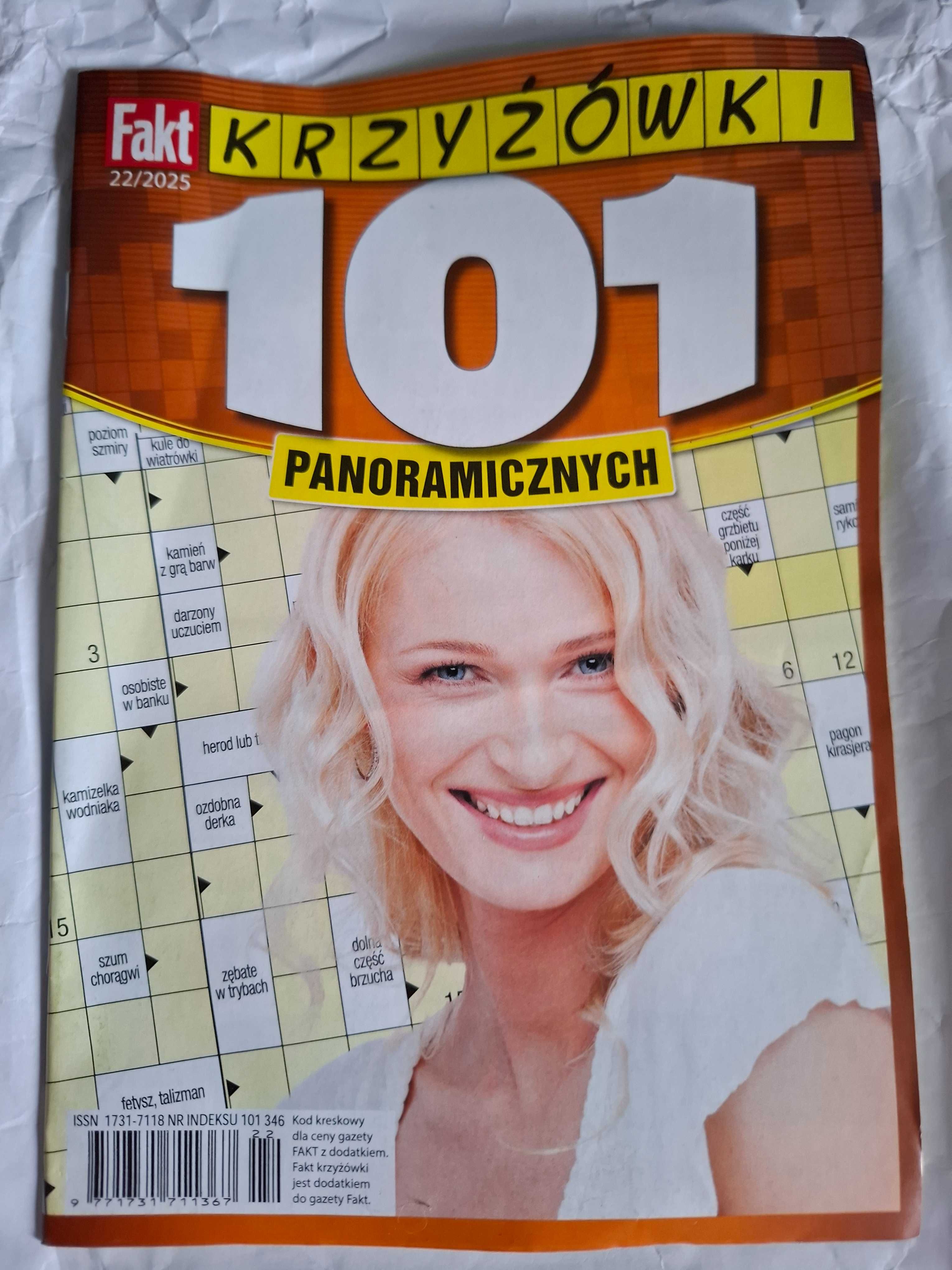 Krzyżówki 101 Panoramicznych Fakt 22/2025 Najnowszy Numer Łamigłówki