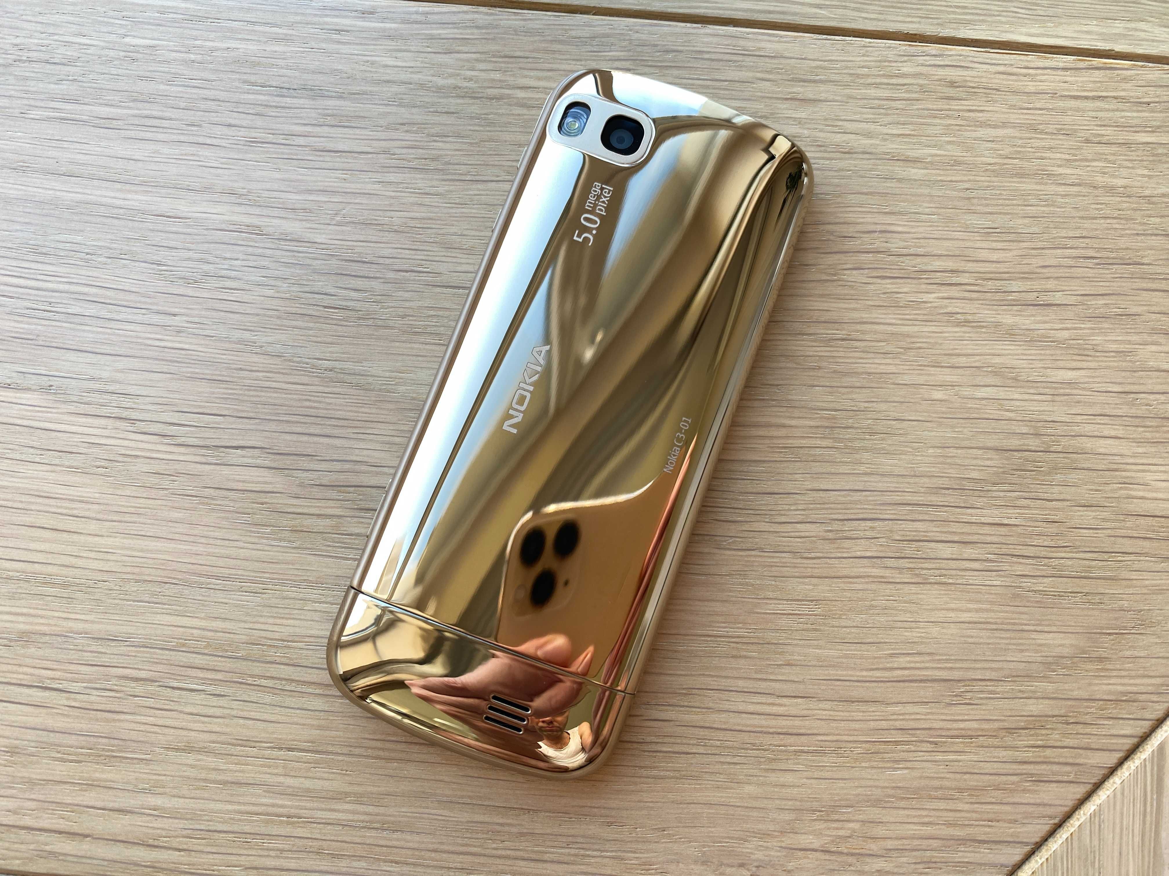 Nokia C3-01 Gold - НОВИЙ ! - Оригінал ! - Luxury phone vintage ретро